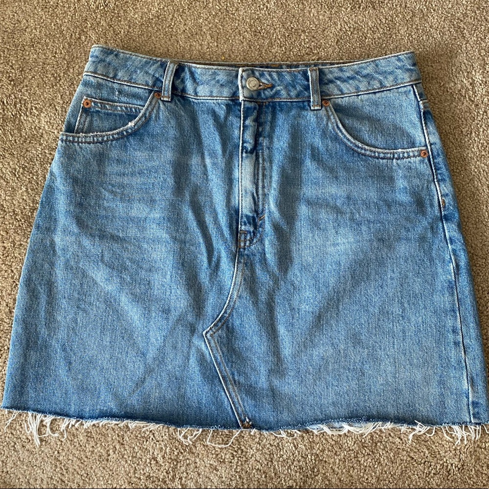 Topshop Denim Skirt